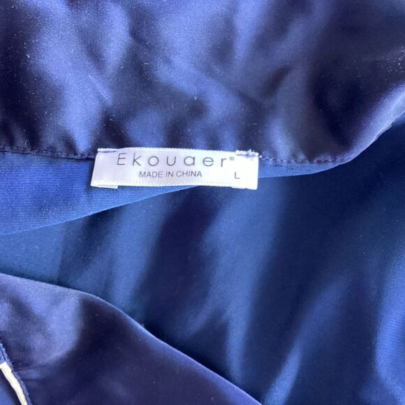 Ekouaer size large navy pyjama set. 0611 - Picture 10 of 11